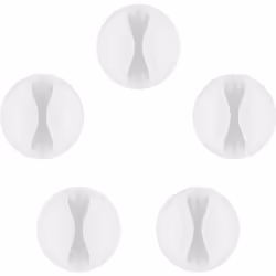 Goobay 95183, Support de câbles, Universel, Blanc