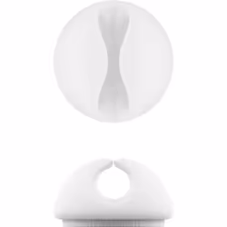 Goobay 95183 range-câbles Universel Support de câbles Blanc 5 pièce(s)