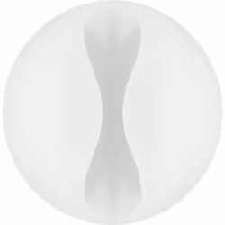 Goobay 95183 range-câbles Universel Support de câbles Blanc 5 pièce(s)