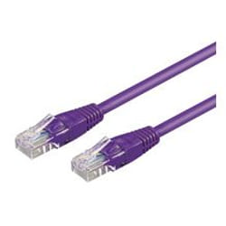 Goobay 10m 2xRJ-45 Cable câble de réseau Violet