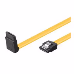 Goobay 0.5m SATA, 0,5 m, SATA I, Femelle/Femelle, Jaune, Haut