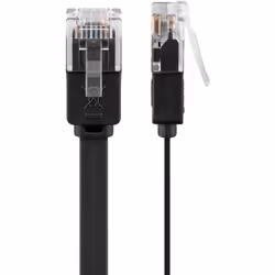 Goobay 95386 câble de réseau Noir 3 m Cat6 U/UTP (UTP)