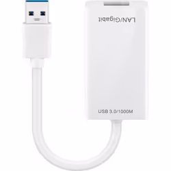 Goobay 95442, USB Type-A, RJ-45, Mâle, Blanc, Windows 10, Windows 2000, Windows 7, Windows 8, Windows Vista, Windows XP, 1 pi ...