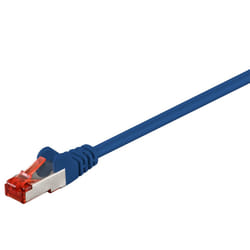 Goobay 95492 câble de réseau Bleu 2 m Cat6 S/FTP (S-STP)
