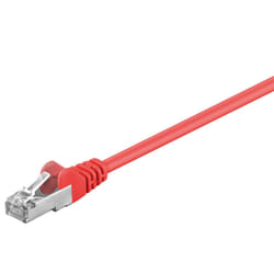 Goobay 95539 câble de réseau Rouge 1,5 m Cat5e F/UTP (FTP)