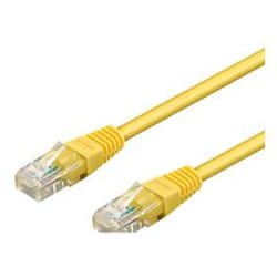 Goobay 95634 câble de réseau Jaune 25 m Cat5e U/UTP (UTP)