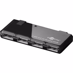 Goobay 95670, USB 2.0, USB 2.0, 480 Mbit/s, Noir, 0,4 m, CE, WEEE