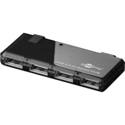 Goobay 95670 hub & concentrateur USB 2.0 480 Mbit/s Noir