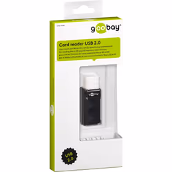 Goobay 95682 lecteur de carte mémoire USB 2.0 Noir