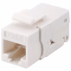 Goobay 95742, Plat, Blanc, RJ-45, IDC, Femelle, Cat6