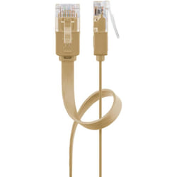 Goobay 95882 câble de réseau Châtain clair 1,5 m Cat6 U/UTP (UTP)