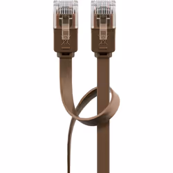 Goobay 95890 câble de réseau Marron 1 m Cat6 U/UTP (UTP)