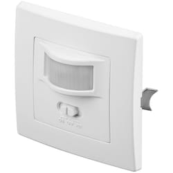 Goobay 96005 détecteur de mouvement Capteur infrarouge passif (PIR) Avec fil Mur Blanc