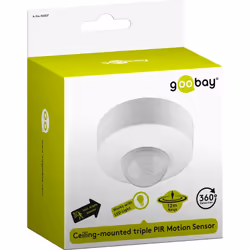 Goobay 96007 détecteur de mouvement Capteur infrarouge passif (PIR) Avec fil Plafond Blanc - Vue supplémentaire 3