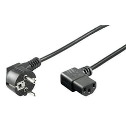 Goobay TC27 Noir 3 m Prise d'alimentation type F CEE7/7