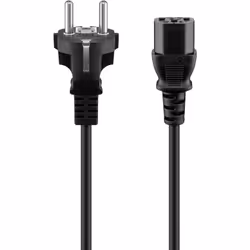 Goobay 96037, 5 m, Prise d'alimentation type F, IEC C13, H05VV-F3G, 250 V