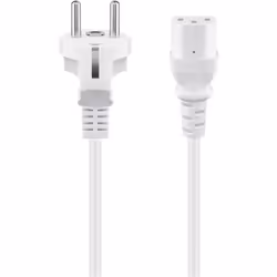 Goobay 96041, 5 m, Prise d'alimentation type F, Coupleur C13, H05VV-F3G, 250 V