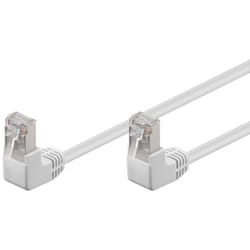 Goobay 96061 câble de réseau Blanc 0,5 m Cat5e F/UTP (FTP)
