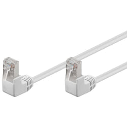 Goobay 96062 câble de réseau Blanc 1 m Cat5e F/UTP (FTP)