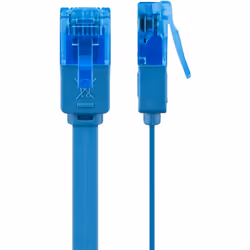 Goobay 96295 câble de réseau Bleu 0,5 m Cat6a U/UTP (UTP)