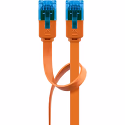 Goobay 96299 câble de réseau Orange 0,5 m Cat6a U/UTP (UTP)