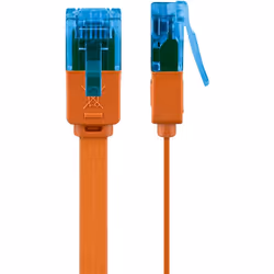 Goobay 96299 câble de réseau Orange 0,5 m Cat6a U/UTP (UTP)