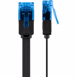 Goobay 96301 câble de réseau Noir 0,5 m Cat6a U/UTP (UTP)