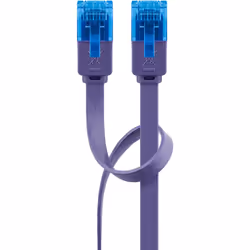 Goobay 96313 câble de réseau Violet 1 m Cat6a U/UTP (UTP)
