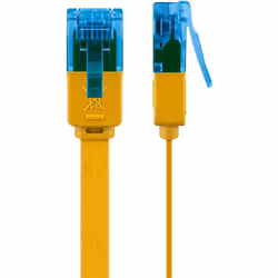 Goobay 96318 câble de réseau Jaune 2 m Cat6a U/UTP (UTP)