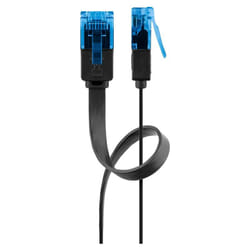 Goobay 96323 câble de réseau Noir 2 m Cat6a U/UTP (UTP)