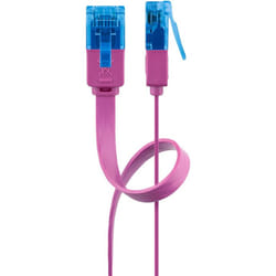Goobay 96331 câble de réseau Magenta 3 m Cat6a U/UTP (UTP)