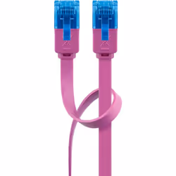 Goobay 96331 câble de réseau Magenta 3 m Cat6a U/UTP (UTP)