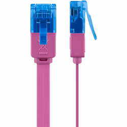 Goobay 96331 câble de réseau Magenta 3 m Cat6a U/UTP (UTP)