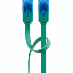 Goobay 96341 câble de réseau Vert 5 m Cat6a U/UTP (UTP)