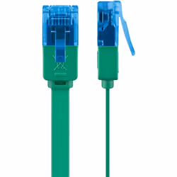 Goobay 96341 câble de réseau Vert 5 m Cat6a U/UTP (UTP)