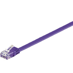 Goobay RJ-45 CAT6 0.5m câble de réseau Violet 0,5 m U/UTP (UTP)