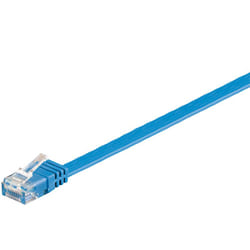 Goobay RJ-45 CAT6 1m câble de réseau Bleu U/UTP (UTP)