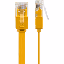 Goobay 96420 câble de réseau Jaune 3 m Cat6 U/UTP (UTP)