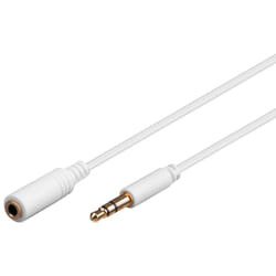 Goobay 97112 câble audio 0,5 m 3,5mm Blanc