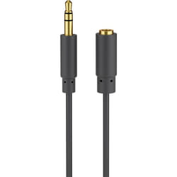 Goobay 97118 câble audio 2 m 3,5mm Noir