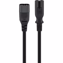 Goobay 97201, 2 m, Coupleur C8, Coupleur C7, H03VVH2-F, 250 V