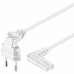 Goobay CEE 7/16 - IEC-60320-C7, 0,75 m, CEE7/16, Coupleur C7