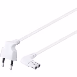 Goobay 97351 câble électrique Blanc 2 m Prise d'alimentation type C Coupleur C7