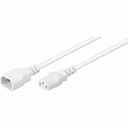 Goobay 97581, 0,5 m, Coupleur C14, Coupleur C13, 250 V, 10 A
