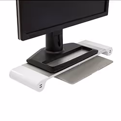 Terratec 219730 support d'écran plat pour bureau Blanc