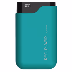 RealPower PB-7500C 7500 mAh Noir, Vert - Vue supplémentaire 3