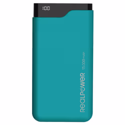 RealPower PB-15000C 15000 mAh Noir, Vert