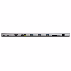Terratec Connect c6, USB 3.2 Gen 1 (3.1 Gen 1) Type-C, Argent, HDMI, RJ-45, USB 3.2 Gen 1 (3.1 Gen 1) Type-A, Aluminium, Chin ...