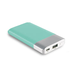 RealPower PB-4000 Fashion Lithium Polymère (LiPo) 4000 mAh Bleu, Argent