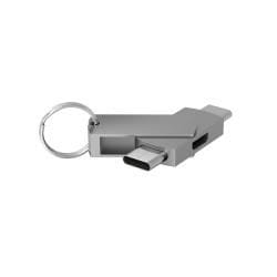 Terratec 272986 changeur de genre de câble USB Type-C USB Type-C, Micro-USB Argent